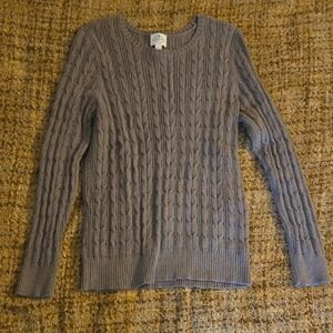 St. John's Bay Brown Cable Knit Sweater